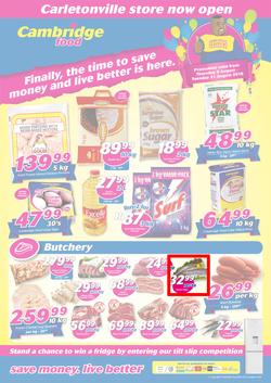 Cambridge Food Carletonville : August Mid Month (9 Aug - 21 Aug 2018), page 1