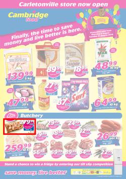 Cambridge Food Carletonville : August Mid Month (9 Aug - 21 Aug 2018), page 1