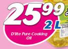 D’Lite Pure Cooking Oil-2Ltr