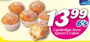 Cambridge Food Queen’s Cakes 6’s
