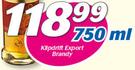 Klipdrift Export Brandy-750ml