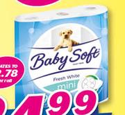 Baby Soft 2-Ply Mini Toilet Tissue 9’s