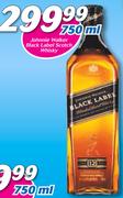 Johnnie Walker Black Label Scotch Whisky-750ml
