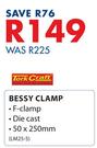 Tork Craft Bessy Clamp 50x250mm