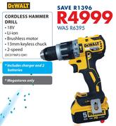 Dewalt Cordless Hammer Drill DCD796P2-QW