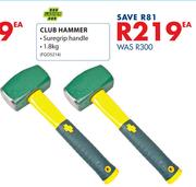 Lasher Club Hammer-Each