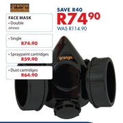 Grange Workwear Spraypaint Cartridges Face Mask