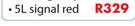 Chamber Value Signal Red Gloss Enamel-5Ltr