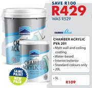 Chamber Value Chamber Acrylic PVA 201-20Ltr