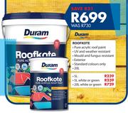 Duram Roofkote White Or Green-5Ltr Each