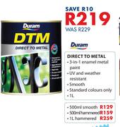 Duram Direct To Metal Hammered-1Ltr