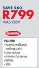Plascon Polvin White-20Ltr