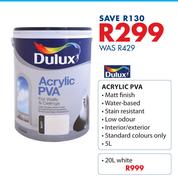 Dulux Acrylic PVA-5Ltr