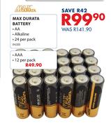 Max Durata Battery