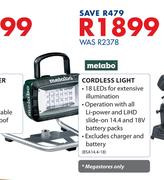 Metabo Cordless Light BSA14.4-18