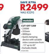 Metabo 2300W Cut Off Saw CS23-355