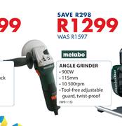 Metabo 900W Angle Grinder W9-115