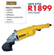 Dewalt 2200W Angle Grinder DWE492-ZA
