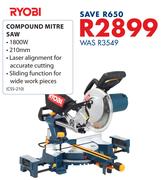 Ryobi 1800W Compound Mitre Saw(CSS-210)