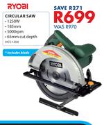 Ryobi 1250W Circular Saw(HCS-1250)