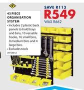 MTS 43 Piece Organisation System