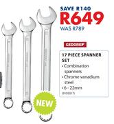 Gedore 17 Piece Spanner Set