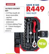 Gedore 16 Piece Socket Set