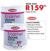 Plascon Gloss Enamel-1Ltr Each