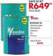 Woodoc 25 Gloss Finish-5 Ltr Each