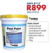 Weber 15kg Pool Paint