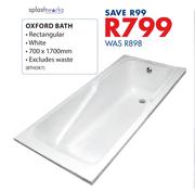 Splashworks Oxford Bath-700 x 1700mm