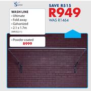 Starline Wash Line (Galvanised)-2.1 x 1.7m