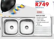 Cam Drop In Sink DC 12485/ DEB