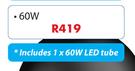 Bright Star Lighting LED Under Counter Fitting 60W