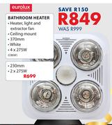 Eurolux Bathroom Heater 370mm