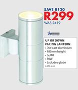 Bright Star Lighting Up Or Down Facing Lantern