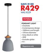 Eurolux Pendant Light
