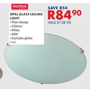 Eurolux Opal Glass Ceiling Light