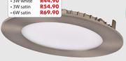 Bright Star Lighting LED Downlighter 3W Satin