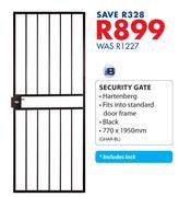 B Security Gate-770 x 1950mm