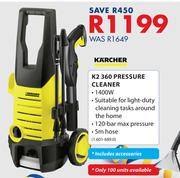 Karcher K2 360 Pressure Cleaner