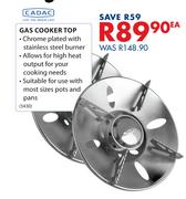 Cadac Gas Cooker Top 5430-Each
