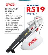 Ryobi 3000W Blower/ Vac/ Mulcher RBV-3350