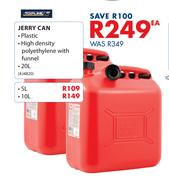 Topline 10Ltr Jerry Can AJ4820-Each