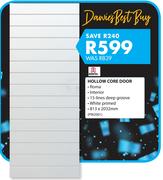 Doortec Hollow Core Door-813 x 2032mm