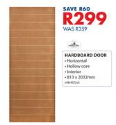 Swartland Hardboard Door-813 x 2032mm