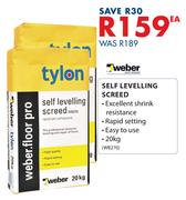 Weber Self Levelling Screed-20Kg