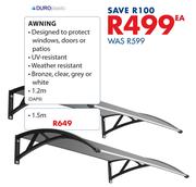 Duro Awning 1.2m-Each