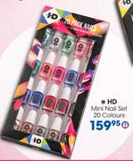 HD Mini Nail Set 20 Colours