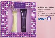 Elizabeth Arden Provocative Woman Gift Set Eau De Parfum 100ml & Body Lotion 100ml